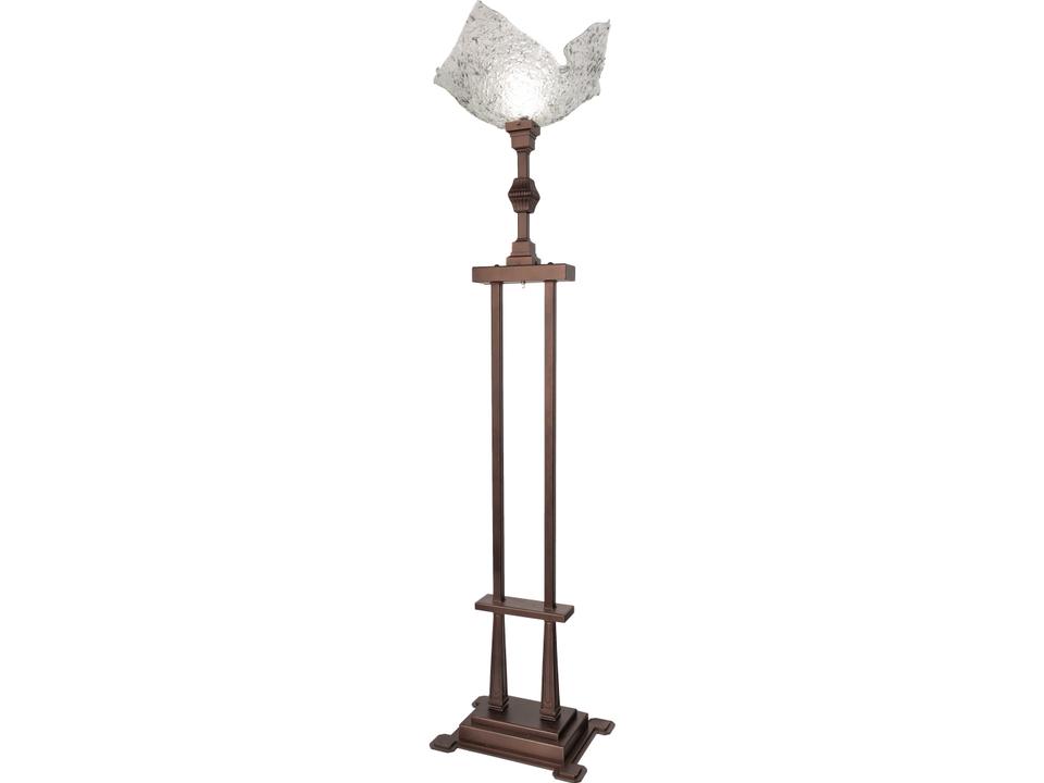 Metro Fusion Brown Tiffany Traditional Floor Lamp