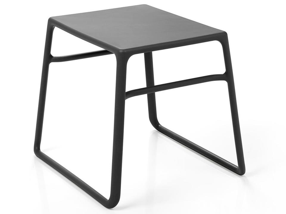 Pop Outdoor Side Table with Pull-Out Tray in Anthracite