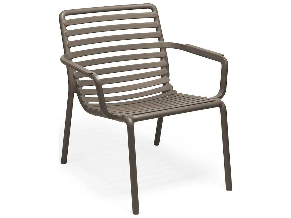 Net Relax Outdoor Armchair in Tabacco Fiberglass Resin