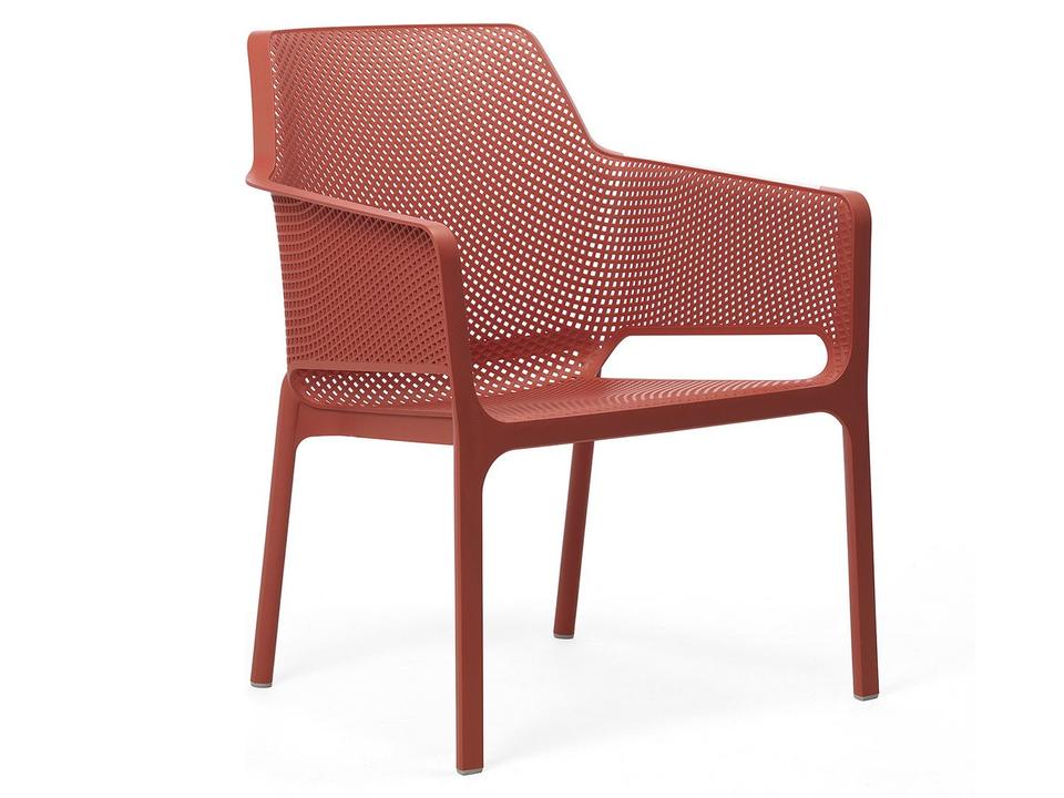 Net Relax Outdoor Armchair in Corallo Coral