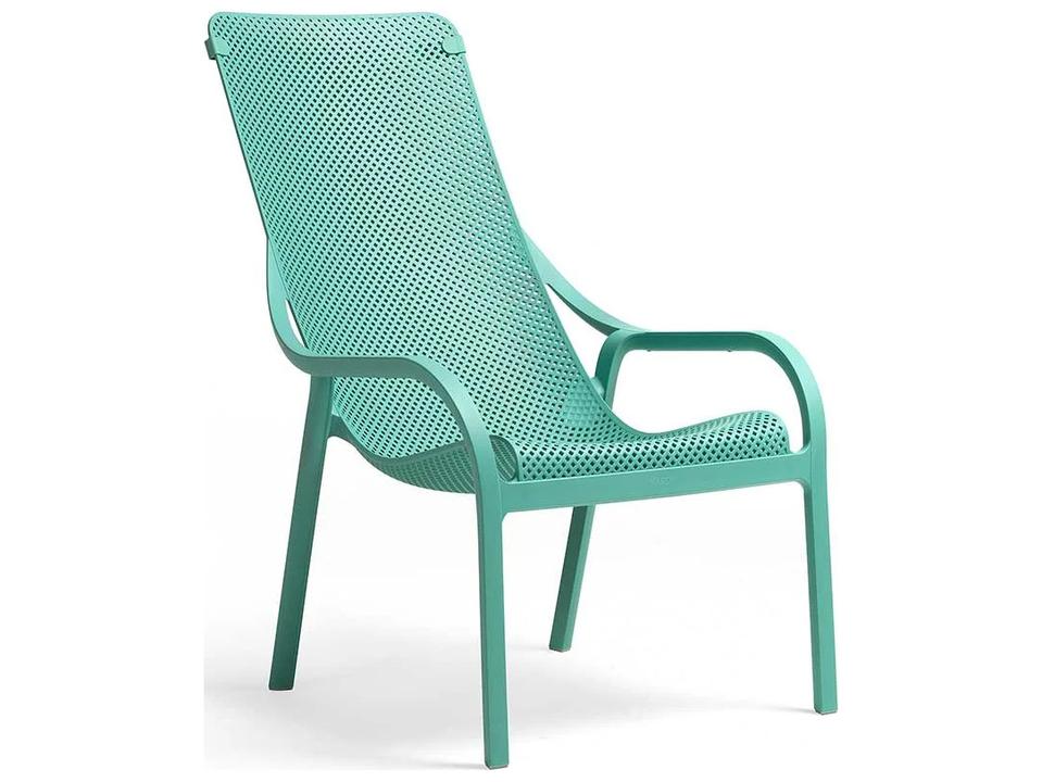 Net Relax Outdoor Stackable Armchair in Salice Green