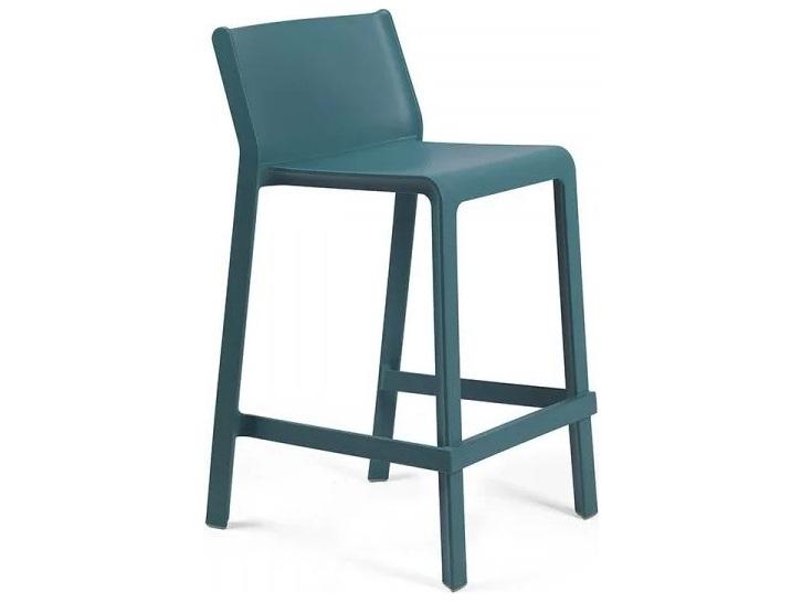Trill Stool Mini Fiberglass Polypropylene Bar Stool in Ottanio