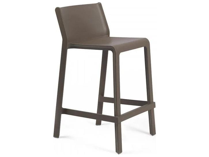 Trill Stackable Counter Stool in Tobacco Fiberglass Resin