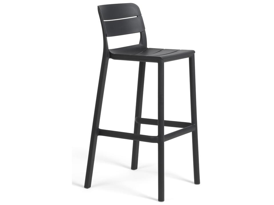 Cassia Resin Bar Stool in Matte Finish for Indoor and Outdoor
