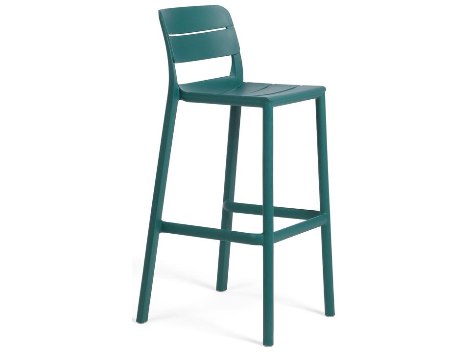 Cassia Fiberglass Polypropylene Resin Bar Stool in Maya