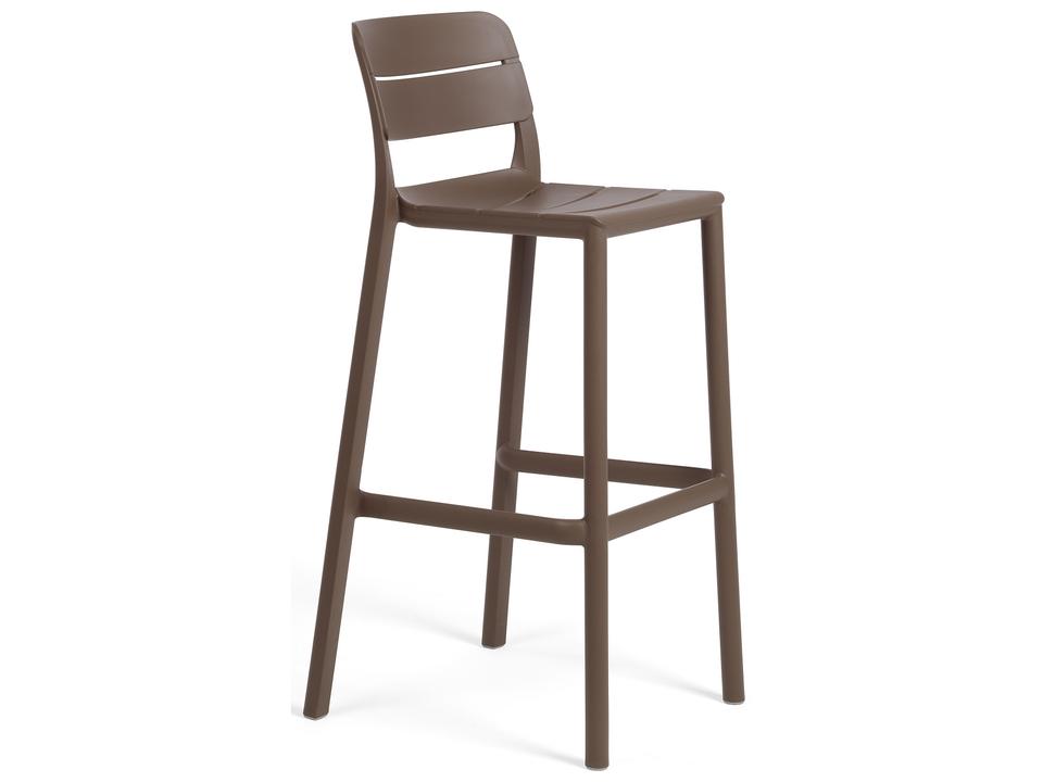 Cassia Resin Bar Stool in Tabacco