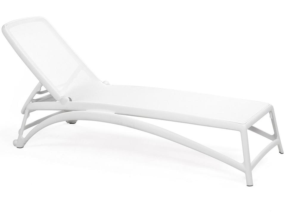 Atlantico Outdoor Sling Chaise Lounge in White