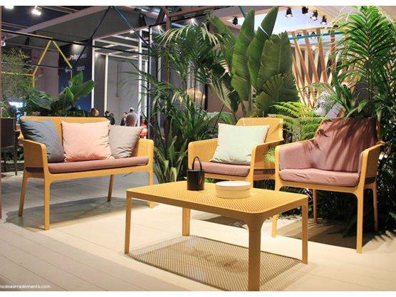 NET Relax Resin Senape Outdoor Patio Lounge Set