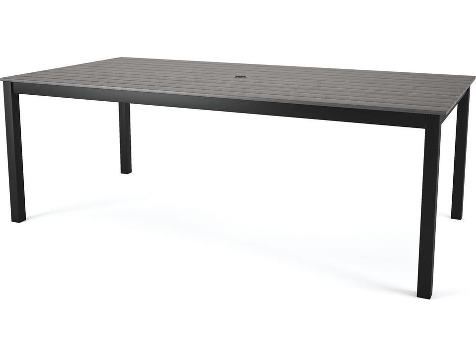 83 x 41 Rectangle Dining Table with Dark Gray Duraboard Top