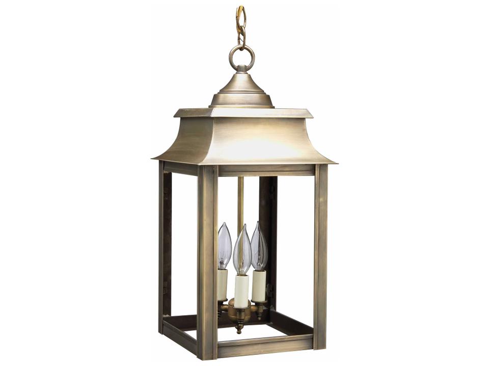 Concord Solid Brass 3-Light Hanging Light