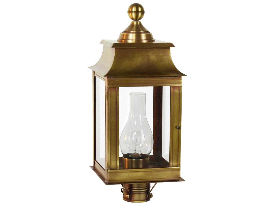 Concord 23-Inch Solid Brass Outdoor Post Light