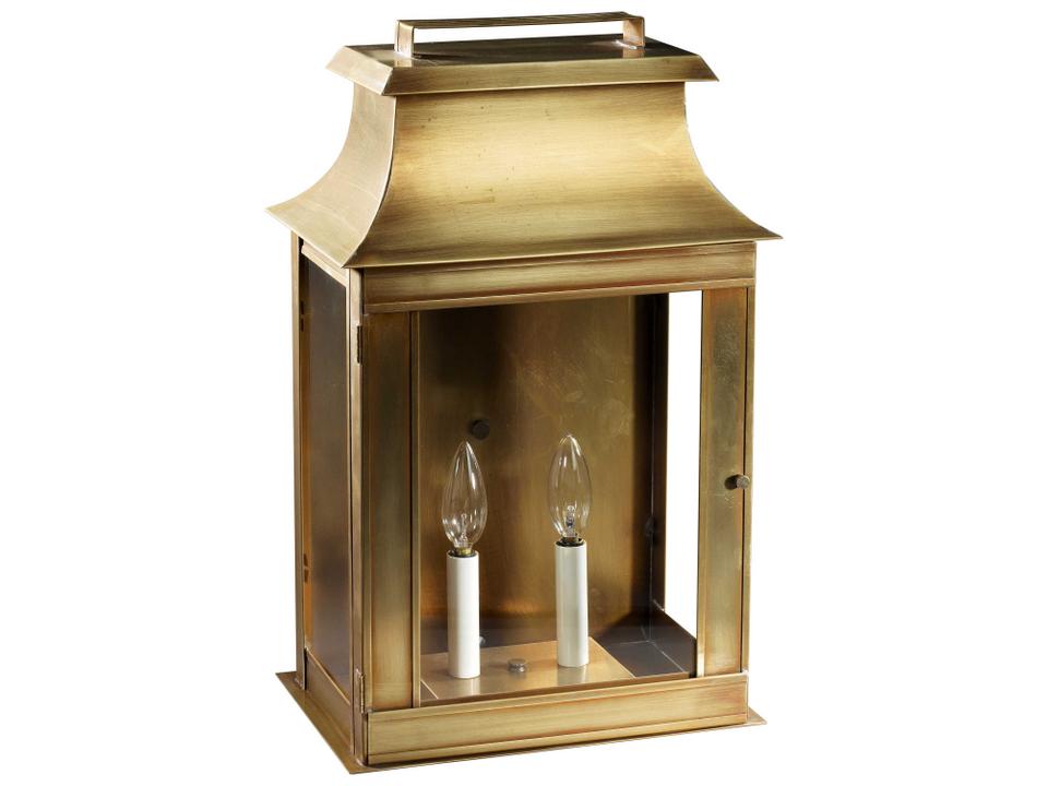 Concord 2-Light Outdoor Wall Sconce with Seedy Marine Glass