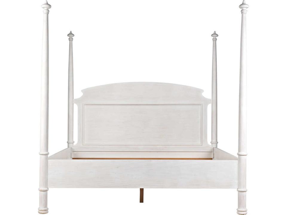 New Douglas Eastern King Poster Bed in White Wash Finish