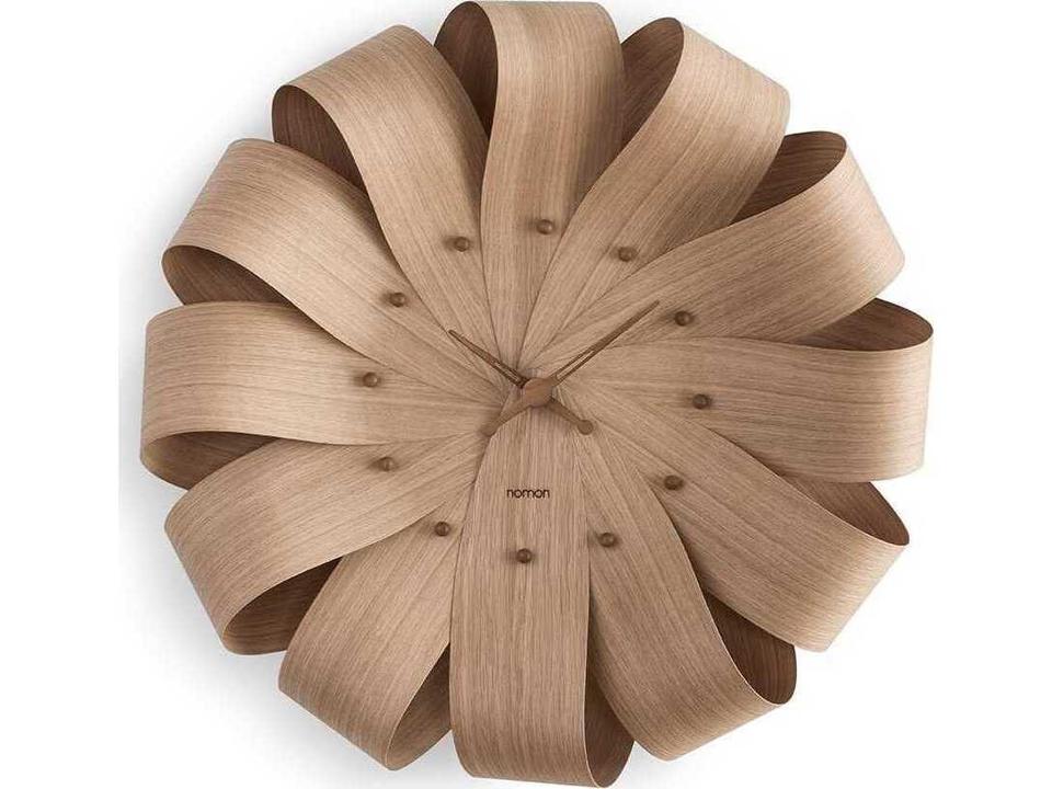 Brisa 21-Inch Oak Wood Wall Clock by Andres Martinez