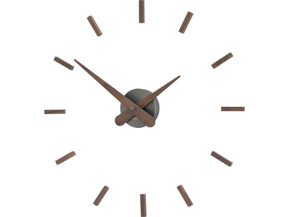 Sunset Walnut Graphite Wall Clock