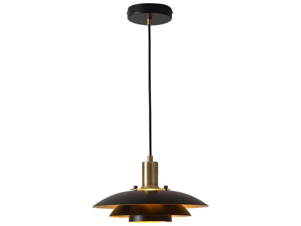 Rancho Mirage 1-Light Pendant With Gold-Leaf Interior