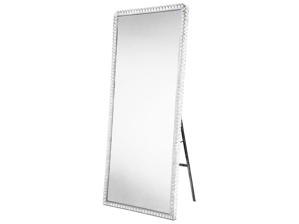 of California Marilyn Illuminated Leaner Floor Mirror in Chrome
