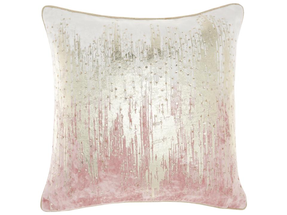 Mina Victory Sofia Ombre Metallic Sequins Decorative Pillow