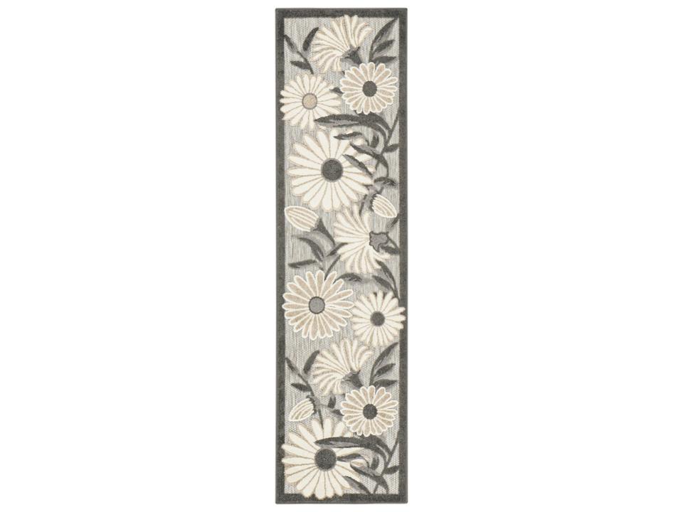 Aloha Bordered Runner Area Rug