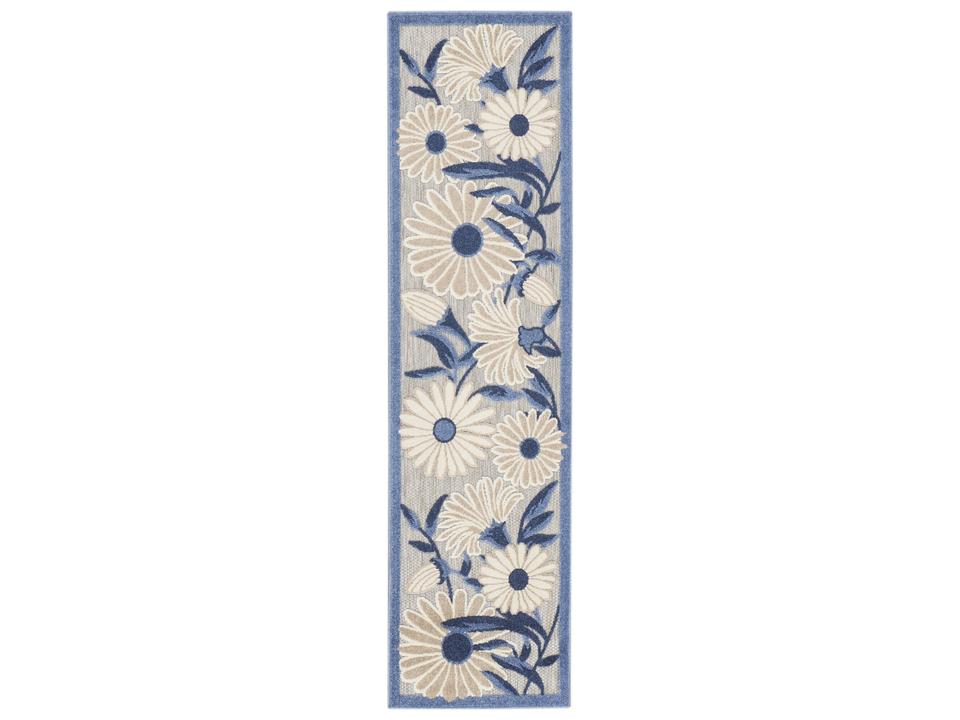Aloha Bordered Runner Area Rug