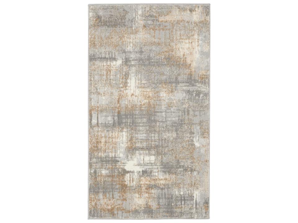 Calvin Klein Rush Abstract Area Rug Grey Beige