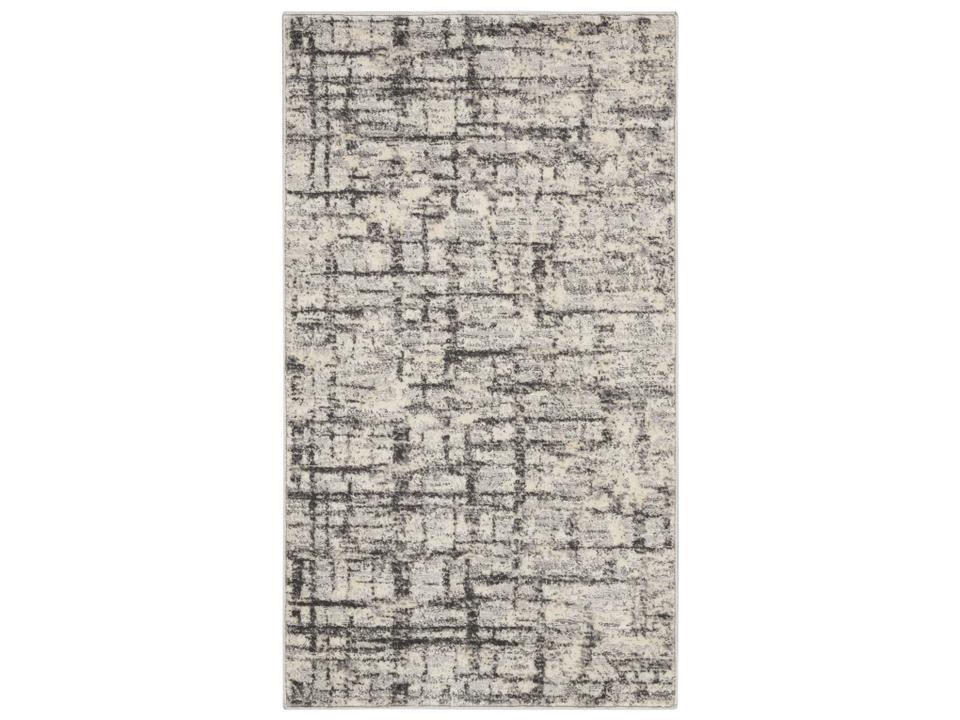 Calvin Klein Rush Abstract Ivory Grey Area Rug