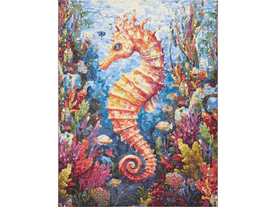 Color Splash Graphic Indoor Outdoor Area Rug Multicolor