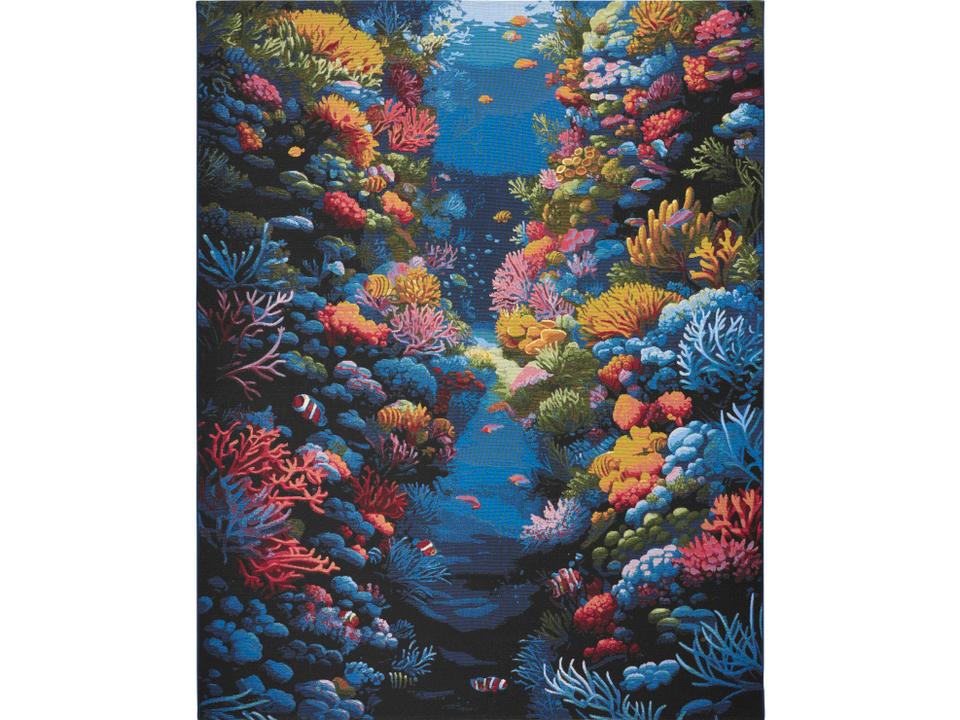 Color Splash Graphic Indoor Outdoor Area Rug