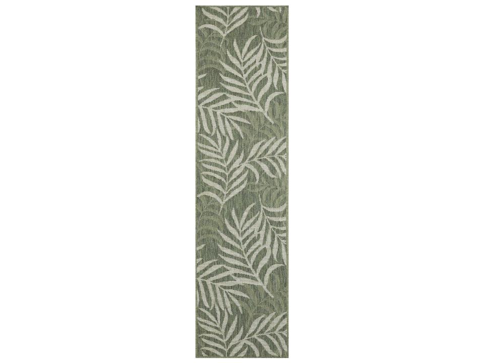 Garden Oasis Floral Runner Indoor Outdoor Area Rug