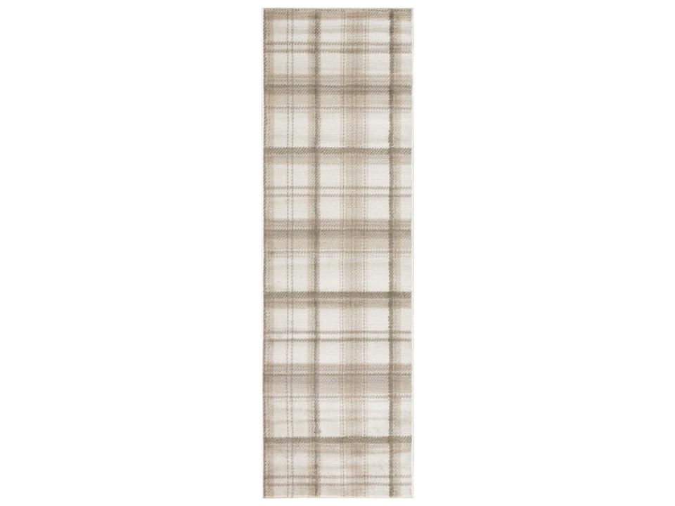 Grafix Runner Area Rug in Ivory Beige