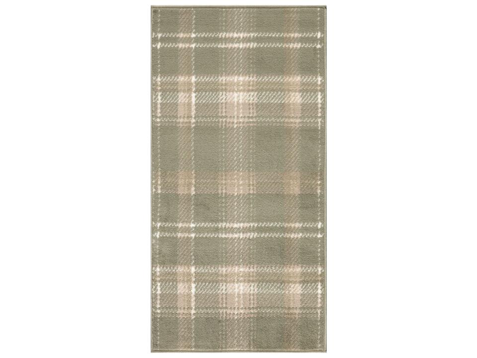 Grafix Olive Machine-Made Polypropylene Area Rug