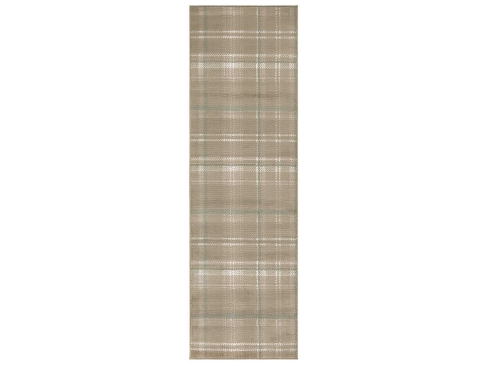 Grafix Collection Runner Area Rug in Taupe