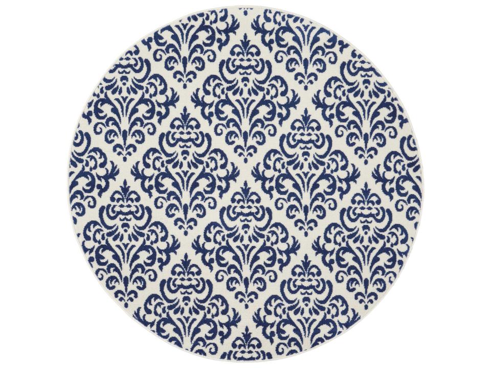 Grafix Damask Round Area Rug
