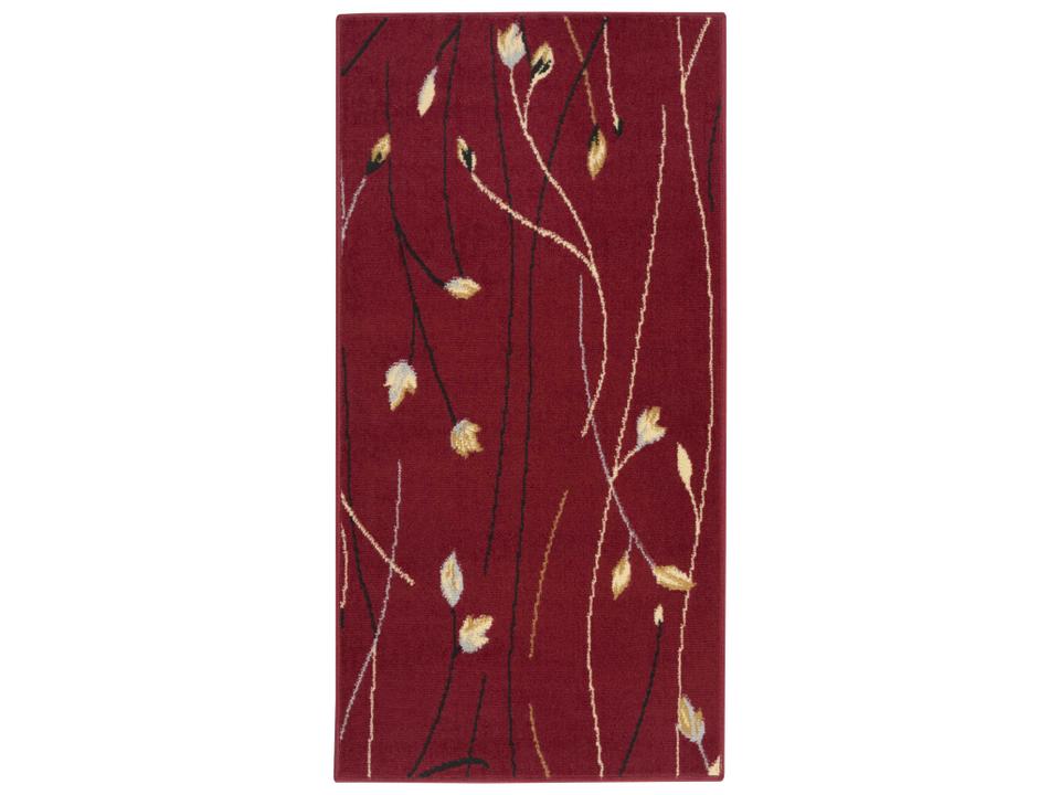 Grafix GRF15 Red Floral Power-Loomed Indoor Area Rug