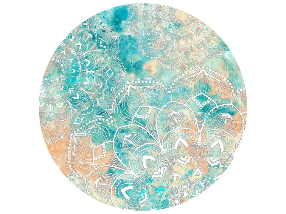 Imagination IMA11 Multicolor Graphic Round Area Rug