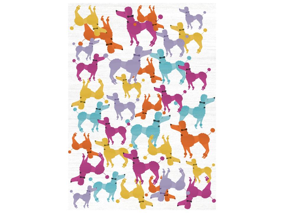 Imagination Graphic Kids Area Rug in Ivory Multicolor