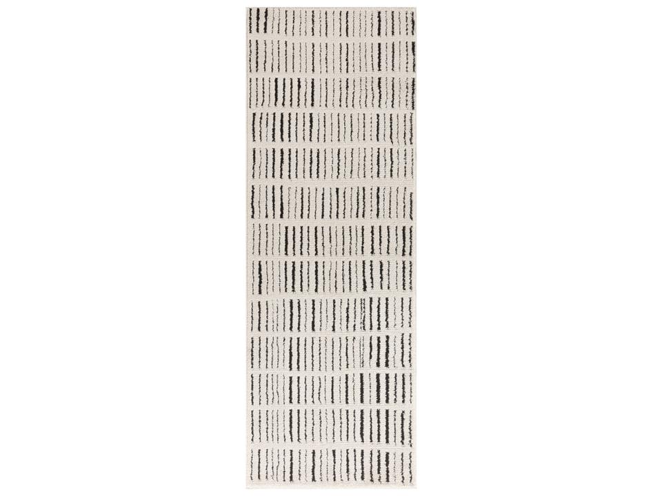 Modern Comfort Geometric Runner Rug for Indoor Spaces