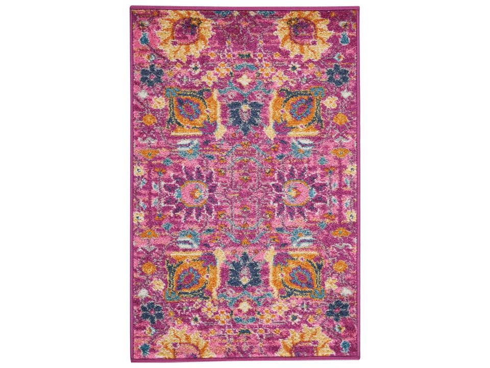 Passion Floral Power-Loomed Area Rug