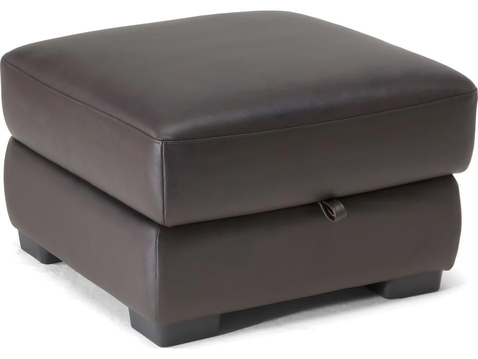 Gaia Square Storage Ottoman with Piston Lift and Castors