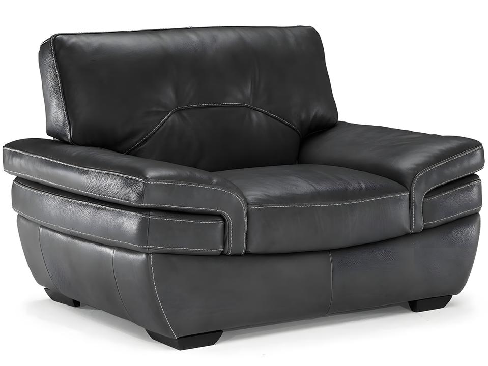 Biagio Top-Grain Leather Chair and a Half