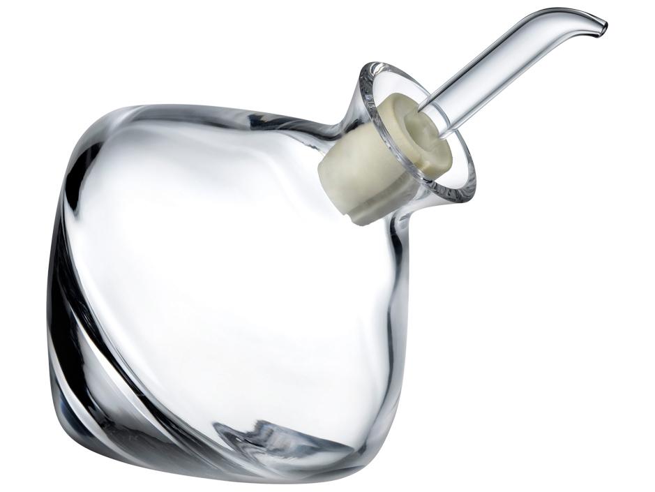 Olea Borosilicate Glass Oil and Vinegar Bottle with Cover by Alejandro Ruiz