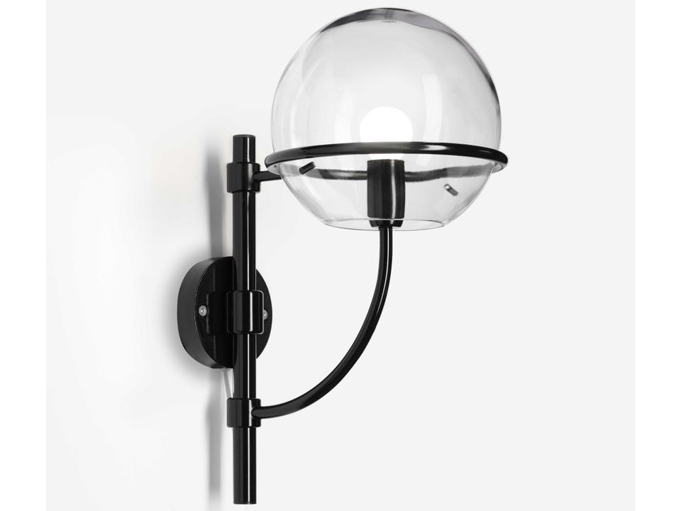 Lyndon 1-Light Outdoor Wall Light in Black