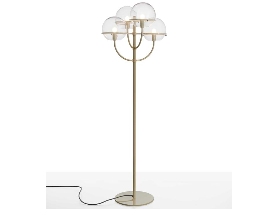 Lyndon 4-Light Outdoor Floor Lamp in Ivory