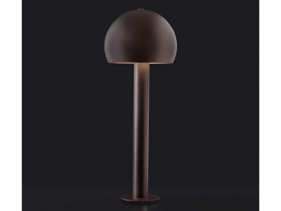 Otto 1-Light LED Outdoor Path Light in Indian Brown Metal by Federica Farina