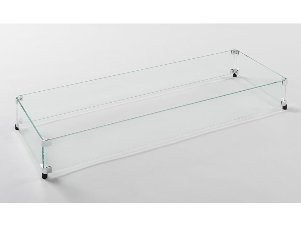 12 x 64 Inch Linear Glass Wind Guard