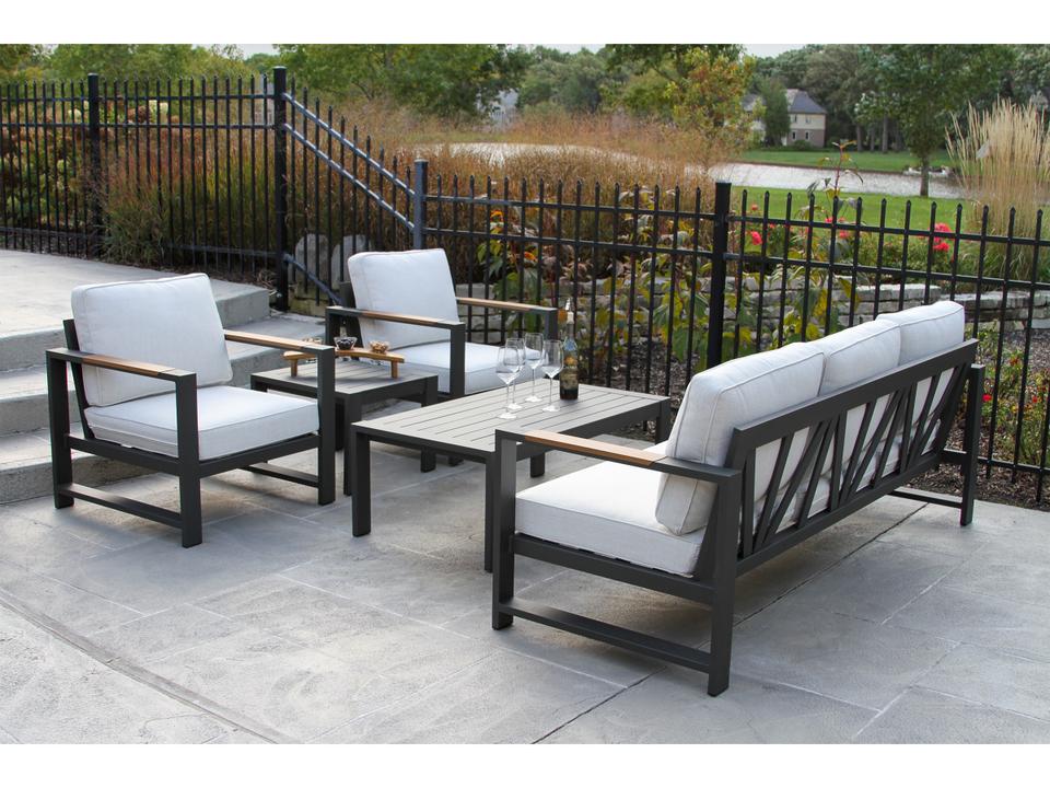 Sienna Aluminum Cushion Lounge Set