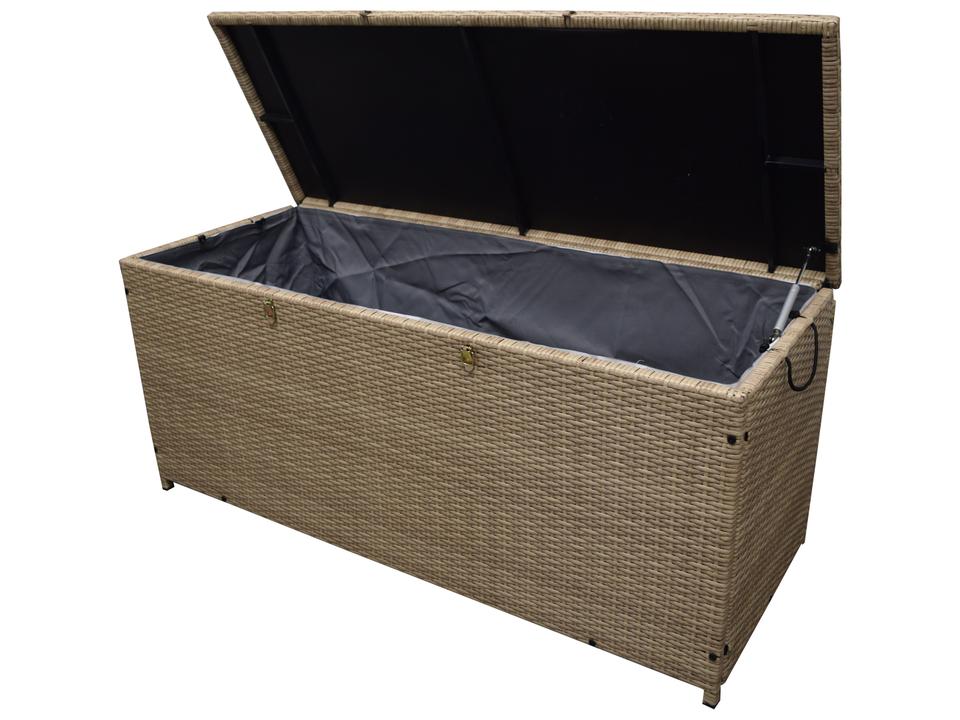 113 Gallon Wicker Storage Box in Tan