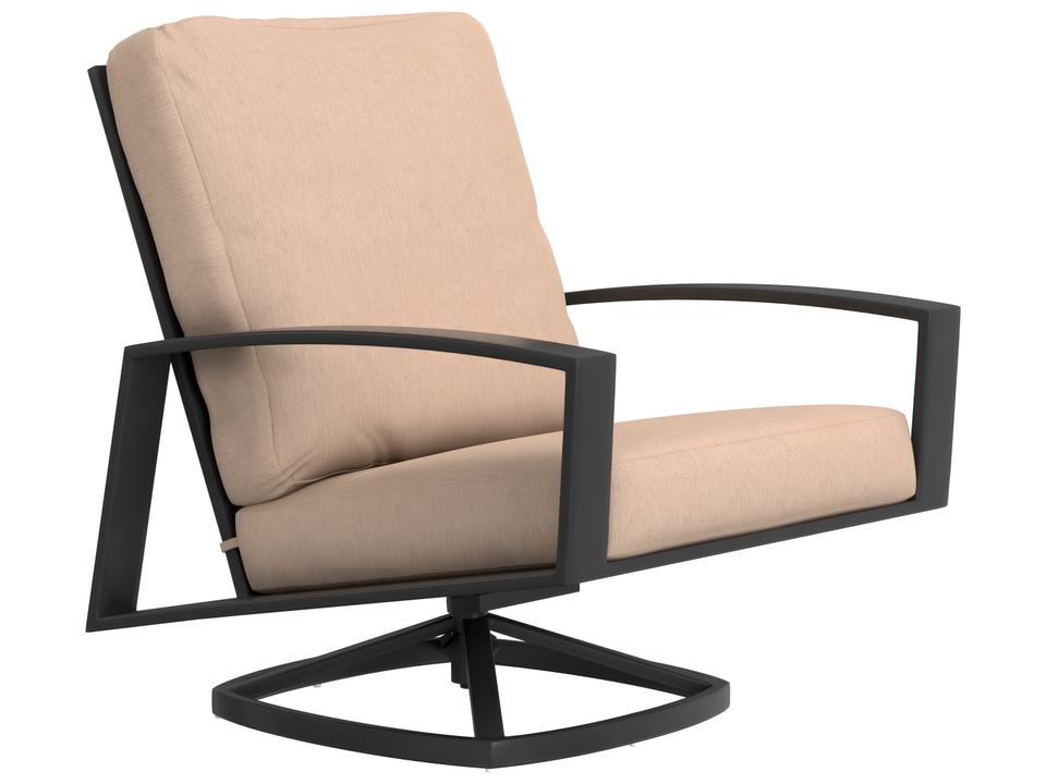 Arc Aluminum Swivel Rocker Lounge Chair