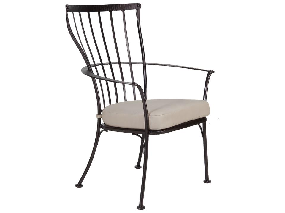 Monterra Wrought Iron Dining Arm Chair