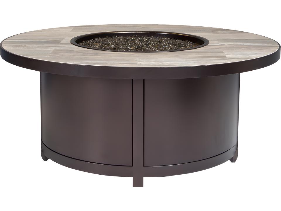 Capri 42-Inch Round Occasional Height Fire Table